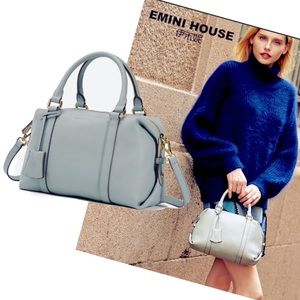 EMINI HOUSE Boston Bag Genuine Leather Shoulder Bags